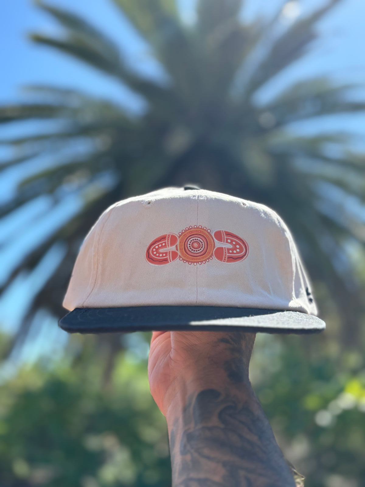 Two-Tone Embroidered Cap – Community Connection Design  display picture 3